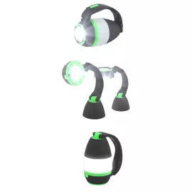 фонарь прожекторный ЭРА кемпинговый-трансформер 7Вт 11хLED 3хАА IP40 3 режима зеленый