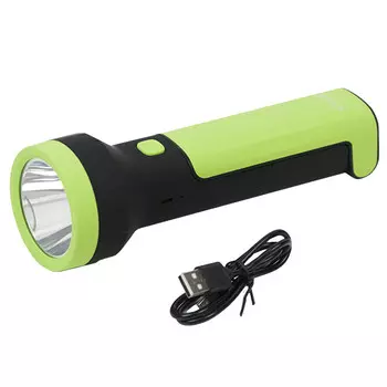 фонарь ручной GAUSS LED 3Вт 150Лм Li-ion 1200mAh черный/зеленый