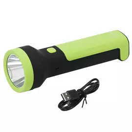 фонарь ручной GAUSS LED 3Вт 150Лм Li-ion 1200mAh черный/зеленый