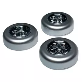 фонарь светодиодный КОСМОС Мини-cветлячок 3LED, 4,5Вт, серебристый 3хAAA 3шт в упаковке