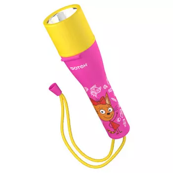 фонарик светодиодный ФОТОН Три кота 0,5Вт АА розовый