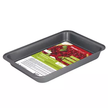 форма для выпечки антипригарная MASTER HOUSE Флоретта 42,4х28,5х5см прямоугольная, сталь