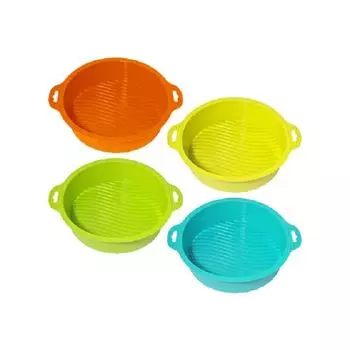 форма ATMOSPHERE 24х5,9см круглая с ручками силикон