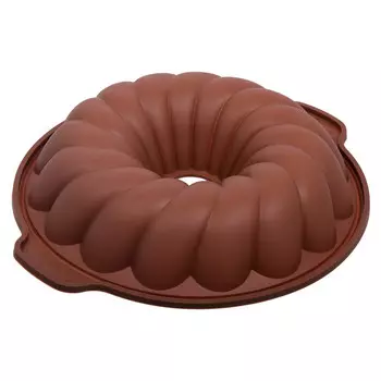 форма для выпечки MARMITON Кекс 28х25х5см с отверстием и ручками силикон микс цвета