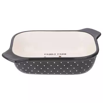 форма для запекания AGNESS Family farm 25,5х19х8см прямоугольная керамика