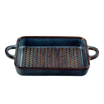 форма для запекания ATTRIBUTE Glaze 26,5x15x3,5см 1,25л прямоуг. с ручками керамика