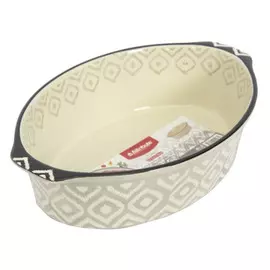 форма для запекания ATTRIBUTE Etna 27,5х17,5х7см овальная с ручками керамика