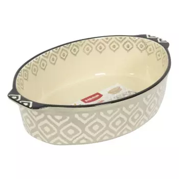 форма для запекания ATTRIBUTE Etna 33х21,5х7см овальная с ручками керамика