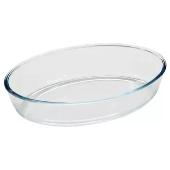 форма для запекания MALLONY Cristallino 20,7х13,7см 0,7л овальная жаропрочное стекло