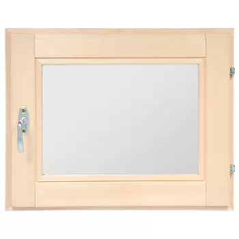 форточка для парной 0,3х0,4м с ручкой, затвором, петлями