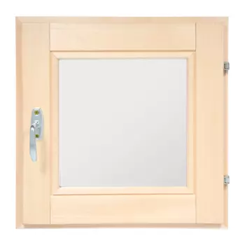 форточка для парной 0,4х0,4м с ручкой, затвором, петлями