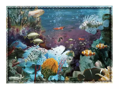 фотообои 134х98см Аквариум #23, арт.134