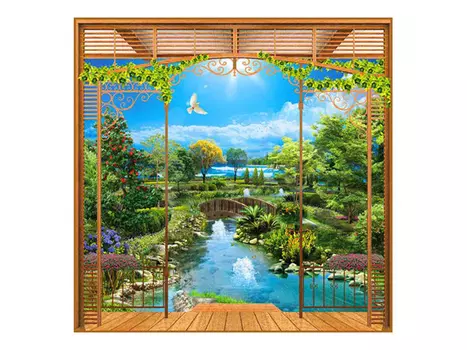 фотообои 196х201см Южная терраса #61, арт.196р