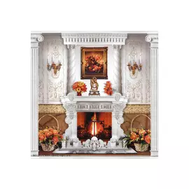 фотообои 196х201см Камин очарование #43, арт.196л