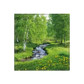 фотообои 196х201см Лесная речка #150, арт.196lr