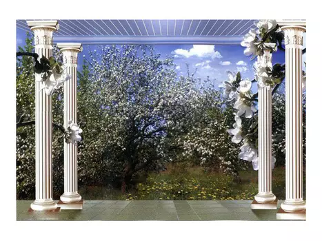 фотообои 294х201см Яблони в цвету #5, арт.294re