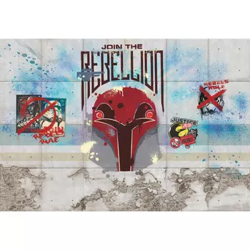 фотообои KOMAR бумажные 368х254см Star Wars Rebels Wall, арт.8-485