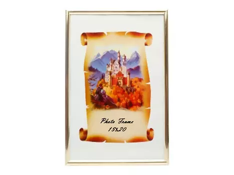 фоторамка 150х200мм серебро пластик