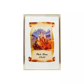 фоторамка 210х300мм серебро пластик