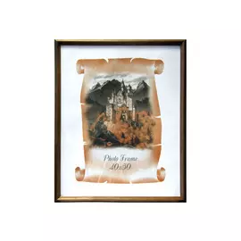 фоторамка 400х500мм орех дерево