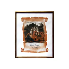 фоторамка 500х600мм орех дерево