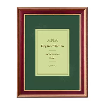 фоторамка ELEGANT COLLECTION 150х210мм вишня дерево
