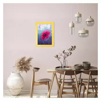 фоторамка FIONA 100х150мм желтая дерево