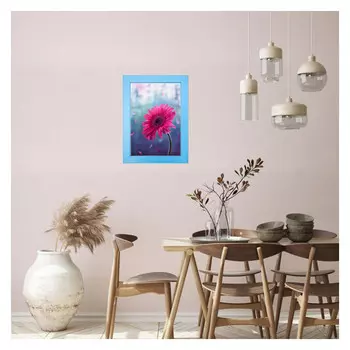 фоторамка FIONA 150х200мм голубая дерево