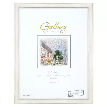 фоторамка GALLERY 300х400мм розовая с золотой патиной пластик