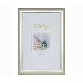 фоторамка GALLERY 400х600мм серебро пластик
