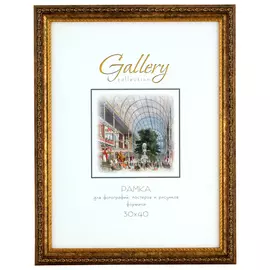фоторамка GALLERY БАРОККО 300х400мм медь пластик