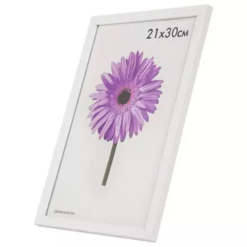 фоторамка MARIA 210х300мм белая пластик