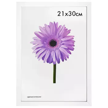 фоторамка MARIA 210х300мм белая пластик