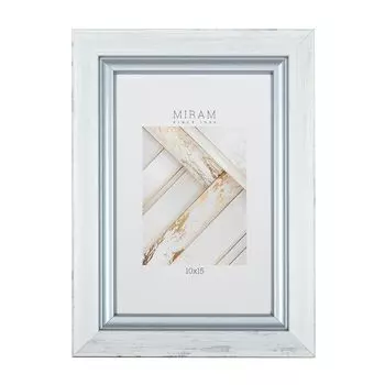 фоторамка МИРАМ 100х150мм белый пластик 646261-4