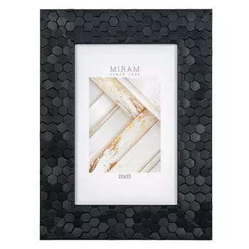 фоторамка МИРАМ 100х150мм черная пластик