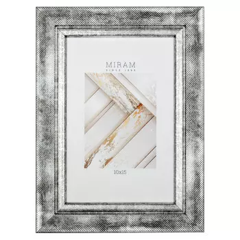 фоторамка МИРАМ 100х150мм серая пластик