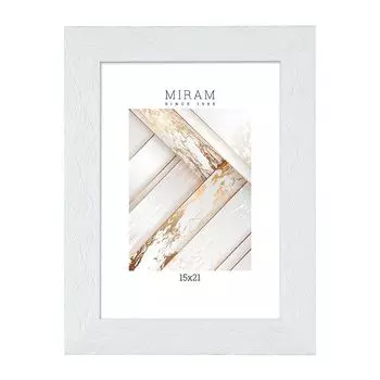 фоторамка МИРАМ 150х210мм белый пластик 651661-6