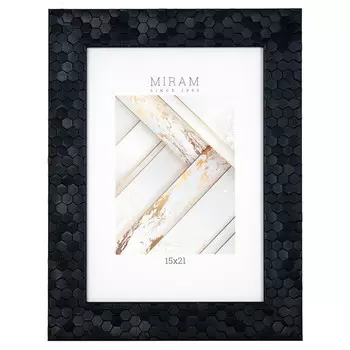 фоторамка МИРАМ 150х210мм черная пластик