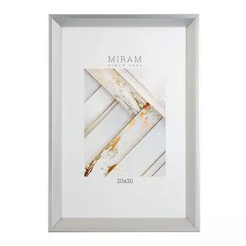 фоторамка МИРАМ 200х300мм серебро пластик