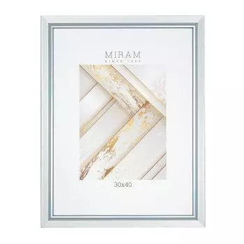 фоторамка МИРАМ 300х400мм белый пластик 646261-15