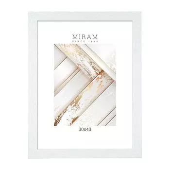 фоторамка МИРАМ 300х400мм белый пластик 651661-15