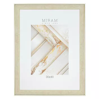 фоторамка МИРАМ 300х400мм бежевая пластик