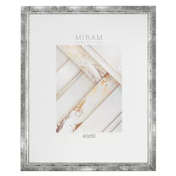 фоторамка МИРАМ 400х500мм серая пластик
