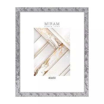 фоторамка МИРАМ соты 100х150мм серебро пластик