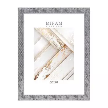 фоторамка МИРАМ соты 300х400мм серебро пластик