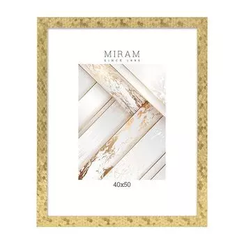 фоторамка МИРАМ соты 400х500мм золото пластик
