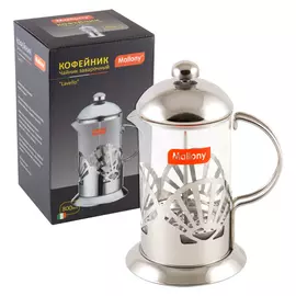 френч-пресс MALLONY Lavello 800мл стекло, нерж.сталь