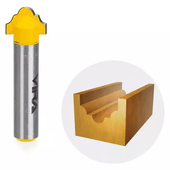 фреза по дереву VIRA пазовая фасонная 12,7х9,5х2,6мм