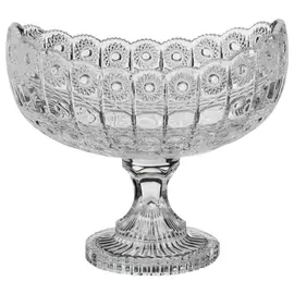 фруктовница LEFARD Muza Crystal 26,5х16х23,5см на ножке стекло