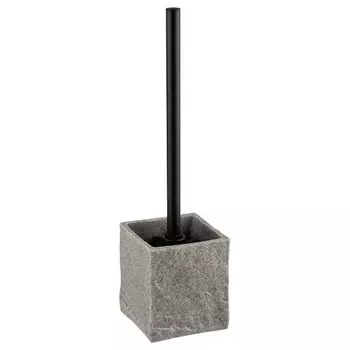 гарнитур для туалета LEONORD Amsterdam полирезин серый/черный